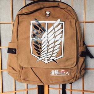 Attack On Titan Survey Corp Anime Backpack Cosplay